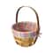 Plaid Fabric Lined Chipwood Easter Basket by Ashland®